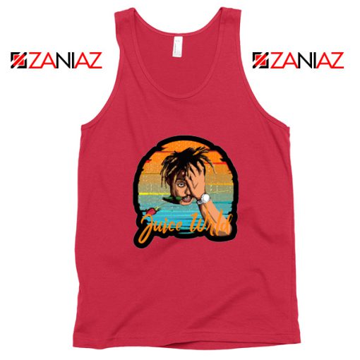 Juice Wrld Lovers Gift Tank Top American Rapper Tank Top Size S-3XL Red