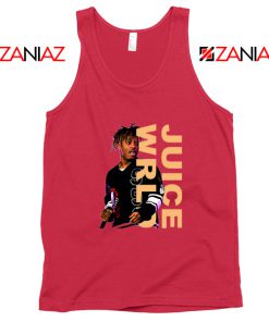 Juice Wrld Merch Tank Top Fan Music Rapper Tank Top Size S-3XL Red