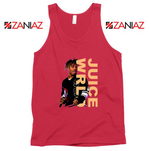 Juice Wrld Merch Tank Top Fan Music Rapper Tank Top Size S-3XL Red