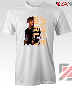 Juice Wrld Merch Tee Shirt Fan Music Rapper T-Shirt Size S-3XL White