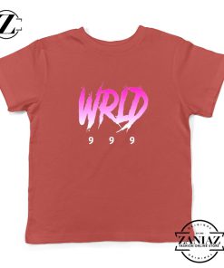 Juice Wrld Singer Kids T-Shirt Music Lover Youth Shirts Red