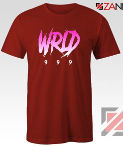 Juice Wrld Singer T-Shirt Music Lover Tee Shirt Size S-3XL Red