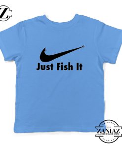 Just Fish It Nike Logo Kids T-shirt