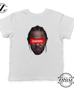 Kendrick Lamar DAMN Kids Shirts Music Lover Youth T-Shirt White