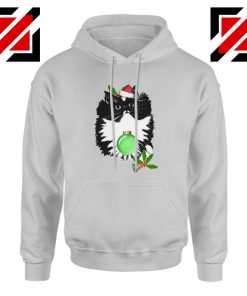 Little Tuxedo Kitten Funny Christmas Hoodie