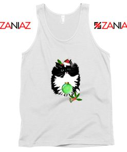 Little Tuxedo Kitten Tank Top Christmas Ugly Tank Top Size S-3XL White