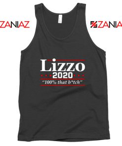 Lizzo 2020 100% That Btch Tank Top American Singer Tank Top Black