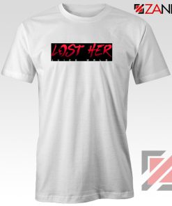 Lost Her Music T-Shirt Juice Wrld Hip Hop Tee Shirt Size S-3XL White