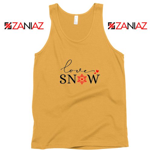 Love Snow Tank Top Christmas Holiday Tank Top Size S-3XL Sunshine