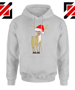 Funny Naughty Reindeer Hoodie