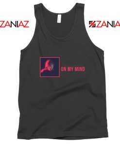 On My Mind Tank Top Juice Wrld Rapper Tank Top Size S-3XL Black