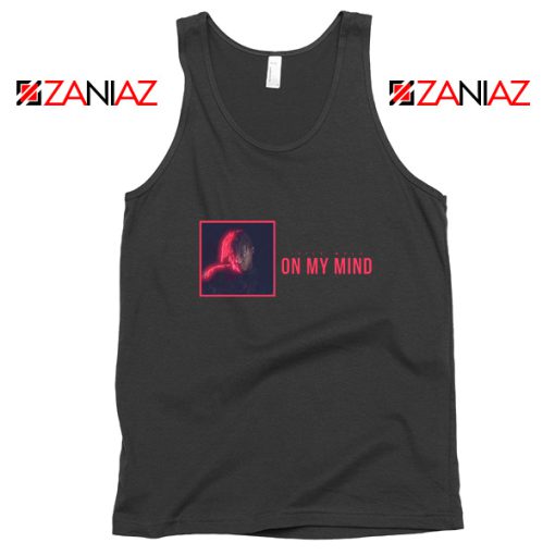 On My Mind Tank Top Juice Wrld Rapper Tank Top Size S-3XL Black