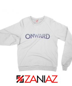 Onward Logo Sweatshirt Disney Film Best Sweatshirt Size S-2XL White