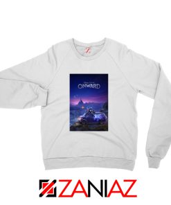 Onward Poster Sweatshirt Walt Disney Studio Sweatshirt Size S-2XL White