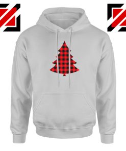 Red Buffalo Plaid Christmas Tree Hoodie