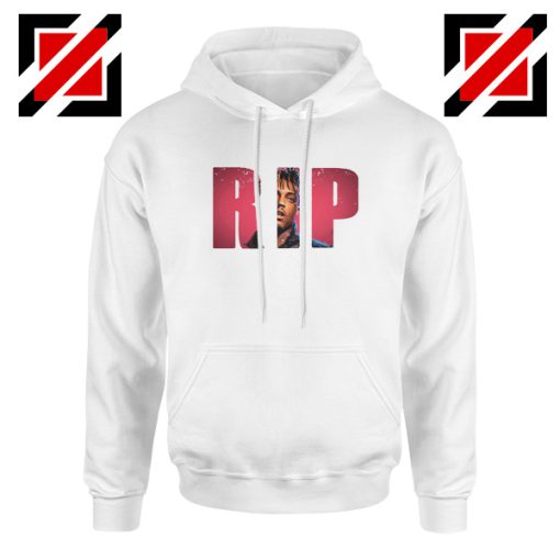 RIP Juice WRLD Hoodie Funny Music Hoodie Size S-2XL White