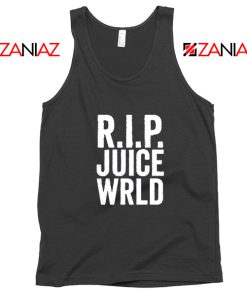 RIP Juice Wrld Black Tank Top Cheap Musician Tank Top Size S-3XL