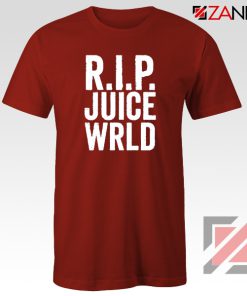 RIP Juice Wrld Red T-Shirt Cheap Musician T-Shirt Size S-3XL Red