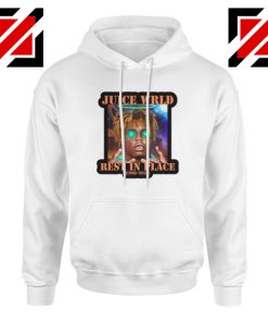 Rap Lovers Music Hoodie Best Juice Wrld Hoodie Size S-2XL White