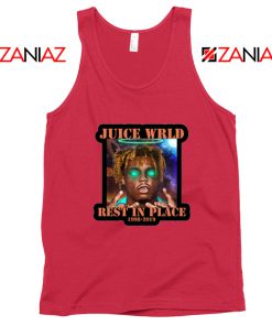 Rap Lovers Music Tank Top Best Juice Wrld Tank Top Size S-3XL Red