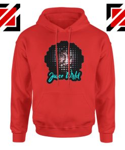 Rapper WRLD Hoodie Juice Wrld Design Hoodie Size S-2XL Red