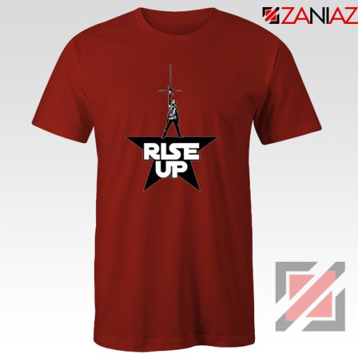 Rise Up T-Shirt Star Wars The Rise of Skywalker Tee Shirt Size S-3XL Red