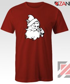 Santa Claus Face T-Shirt Funny Christmas Tee Shirt Size S-3XL Red