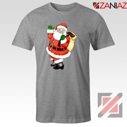 Happy Christmas Santa Claus Waving T-Shirt