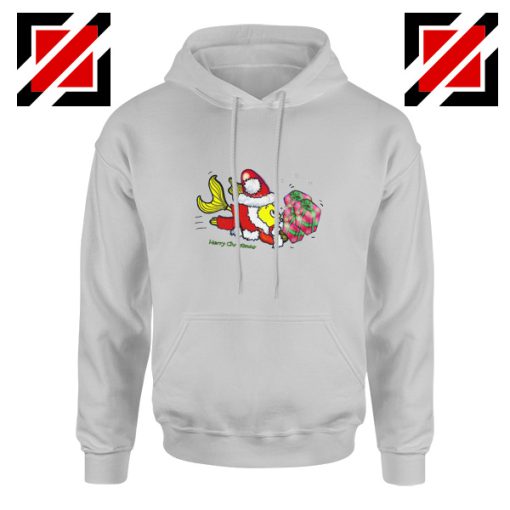 Funny Cute Christmas Santa Clause Fish Hoodie