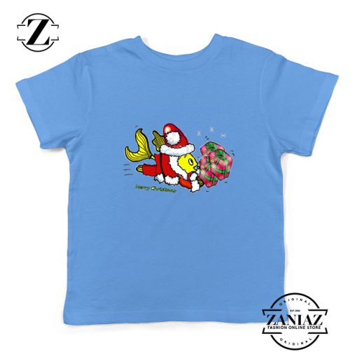 Santa Clause Fish Kids T-Shirt