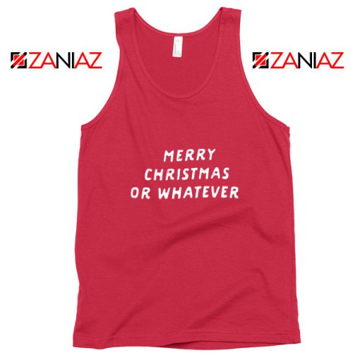 Sarcastic Christmas Tank Top Merry Christmas Tank Top Size S-3XL Red