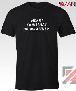 Sarcastic Christmas Tee Shirt Merry Christmas T-Shirt Size S-3XL Black