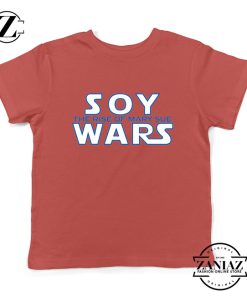 Soy Wars The Rise Of Mary Sue Kids T-Shirt Star Wars Parody Youth Shirts Red