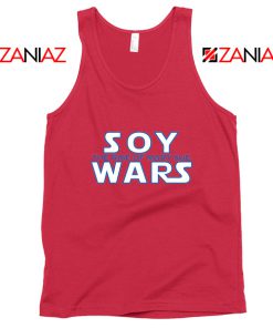 Soy Wars The Rise Of Mary Sue Tank Top Star Wars Parody Tank Top Red