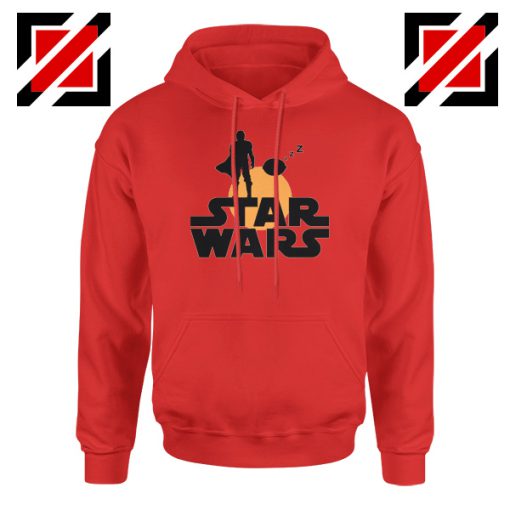 Star Wars Mandalorian Hoodie Gifts Film Best Hoodie Size S-2XL Red