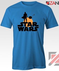 Star Wars Mandalorian T-Shirt Gifts Film Tee Shirt Size S-3XL Blue