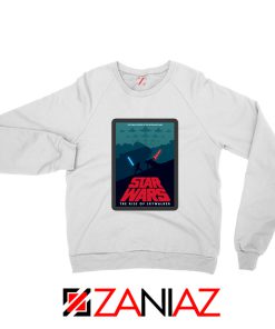 Star Wars Retro Sweatshirt The Rise Of Skywalker Sweatshirt Size S-2XL White