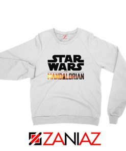 Star Wars The Mandalorian Sweatshirt American TV Series Size S-2XL White