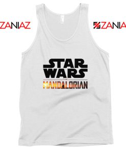 Star Wars The Mandalorian Tank Top American TV Series Size S-3XL White