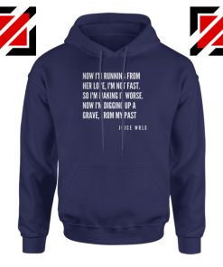 Still See Your Shadow Navy Blue Hoodie