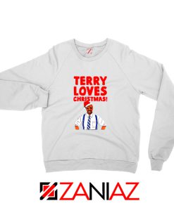 Terry Jeffords Christmas Sweatshirt Brooklyn Nine Nine Sweatshirt White