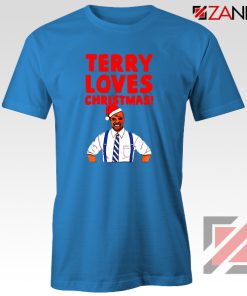 Terry Jeffords Christmas T-Shirt Brooklyn Nine Nine Tee Shirt Size S-3XL Blue