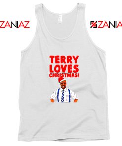 Terry Jeffords Christmas Tank Top Brooklyn Nine Nine Tank Top White