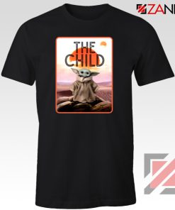 The Child Baby Yoda T-Shirt Star Wars Character Tee Shirt Size S-3XL Black