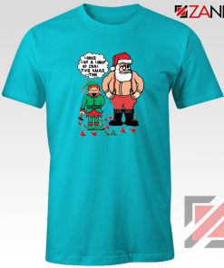 The Lump of Coal T-Shirt Ugly Christmas Tee Shirt Size S-3XL Light Blue