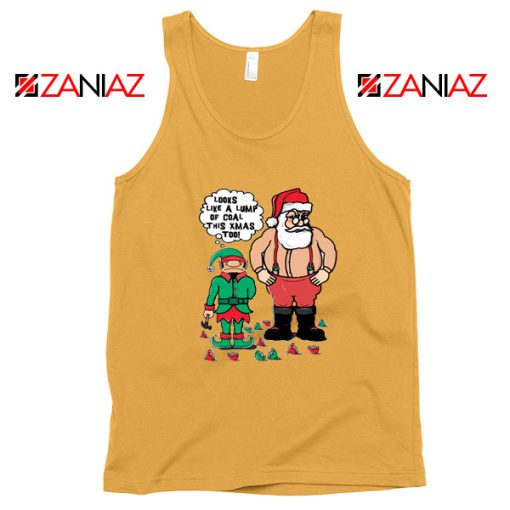 Christmas The Lump of Coal Santa Tank Top