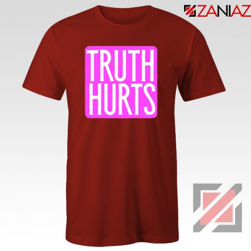 Truth Hurts Lyrics T-Shirt Lizzo Singer Woman Tee Shirt Size S-3XL Red