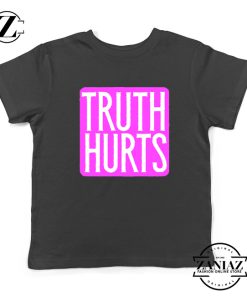 Truth Hurts Lyrics Youth Shirts Lizzo Singer Kids T-Shirt Size S-XL Black