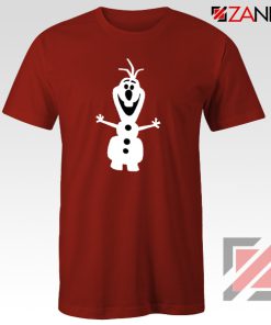 Warm Hug T-Shirt Olaf Disney's Frozen Tee Shirt Size S-3XL Red