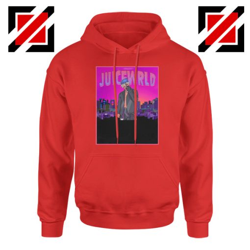 Wrld 999 Poster Hoodie Juice Rapper Hoodie Size S-2XL Red